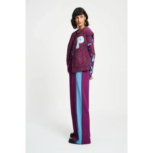 POM-Amsterda_FW2526_600_SP9367_4 POM Amsterdam Teddy Gilet SP9367 600 Purple