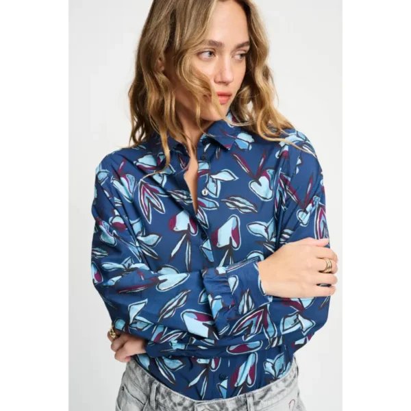 POM Amsterdam Blouse Mila SP9339 650 Blue