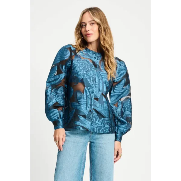 POM Amsterdam Blouse SP9343 650 Blue