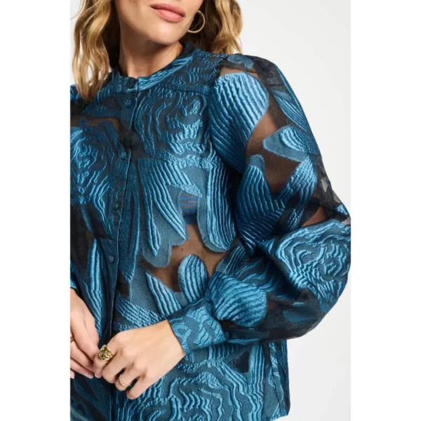 POM Amsterdam Blouse SP9343 650 Blue