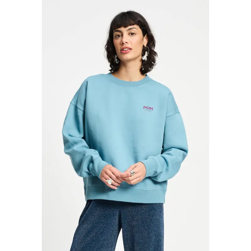 POM-Amsterda_FW2526_650_SP9357_3 POM Amsterdam Sweater Dawn SP9357 650 Blue