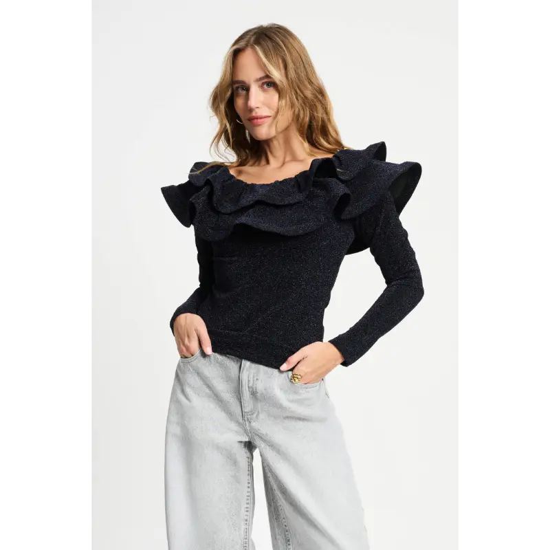 POM Amsterdam Top SP9374 900 Black