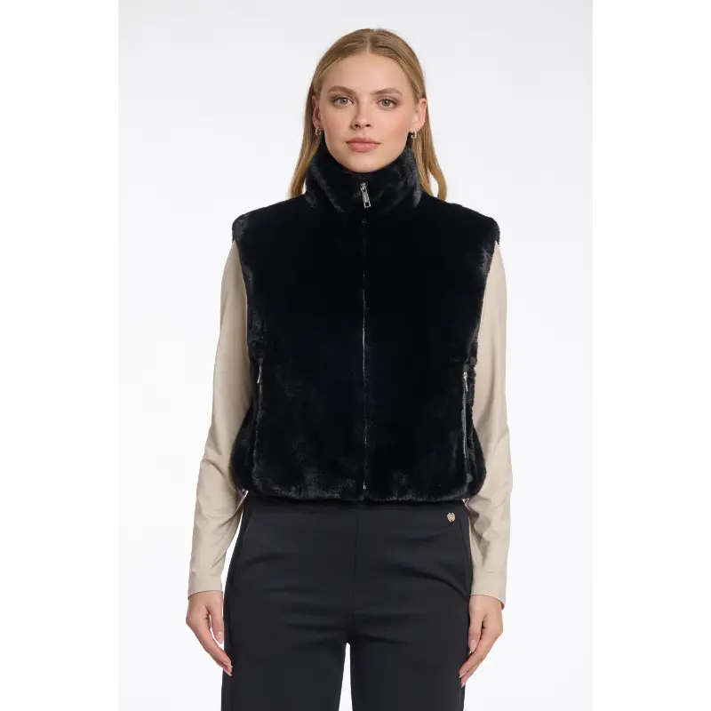 Rino&Pelle_AW25_9900_Nikki.7002511 Rino & Pelle Gilet Nikki.7002511 9900 Black