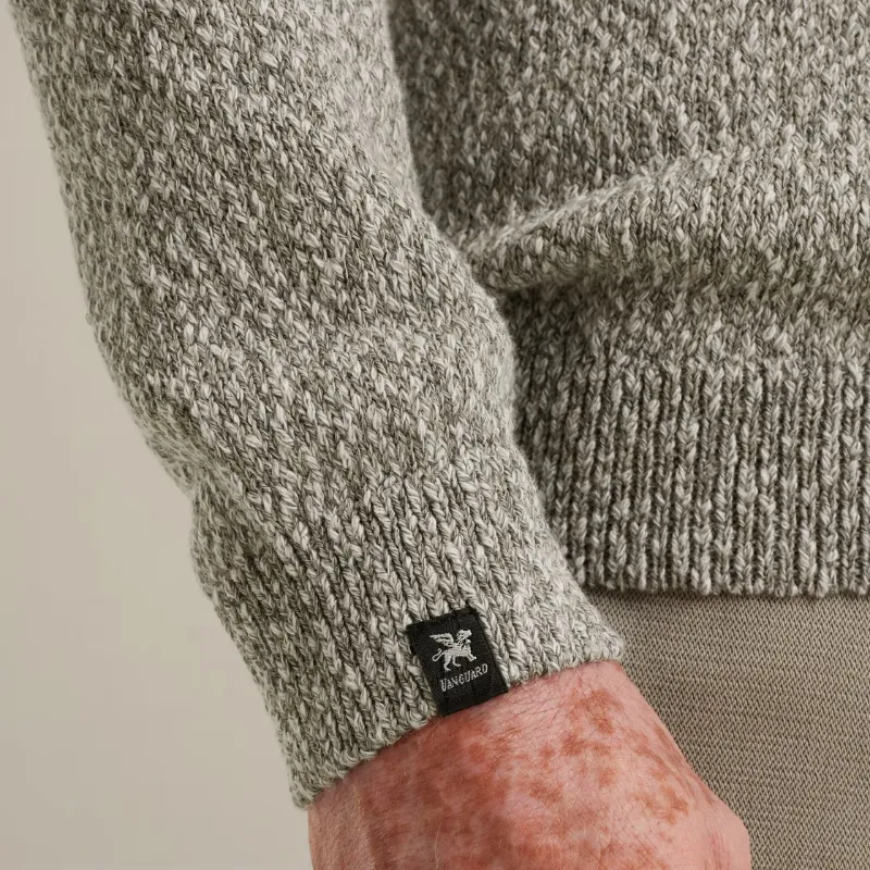 VKW2511348-9161_model_6 Vanguard Trui VKW2511348 9161 Groen