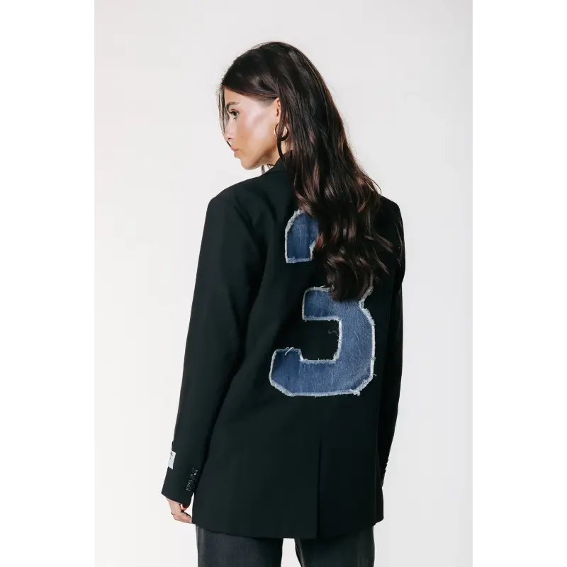 WJ117194__2 Colourful Rebel Blazer Jesra WJ117194 200 Black