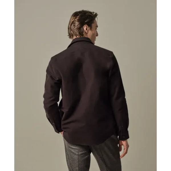 Profuomo Overshirt PPWF30001e h2 Dark Brown