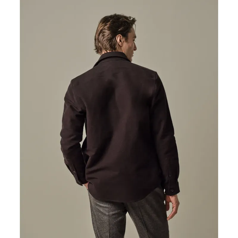 Profuomo Overshirt PPWF30001e h2 Dark Brown