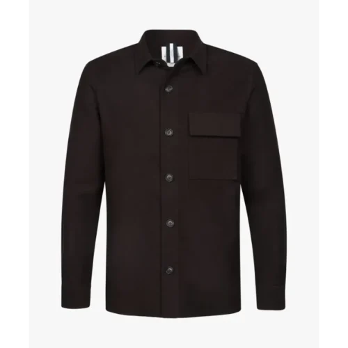 Profuomo Overshirt PPWF30001e h2 Dark Brown