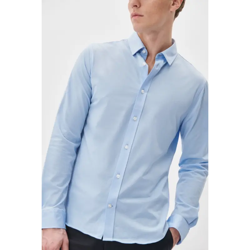 30205262 Blue3 Matinique Overhemd 30205262 Licht Blauw