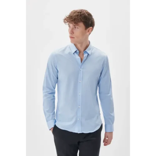 Matinique Overhemd 30205262 Licht Blauw