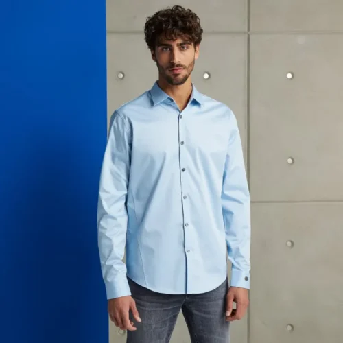 CSI00429-5316_1 Cast Iron Overhemd CSI00429-5316 Licht Blauw