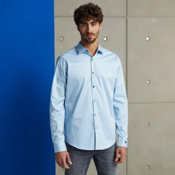 CSI00429-5316_1 Cast Iron Overhemd CSI00429-5316 Licht Blauw