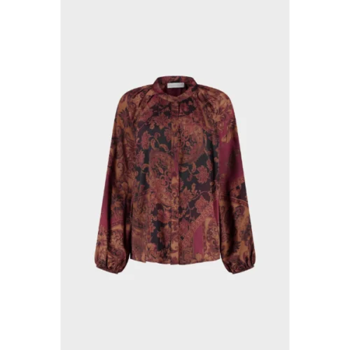 Flower_blouse_Bordeaux_Front_ff441a5c-c071-4ed4-8cdf-c66eab7ab45a(1) Amaya Amsterdam Blazer 253-a70 Colette Multicolour