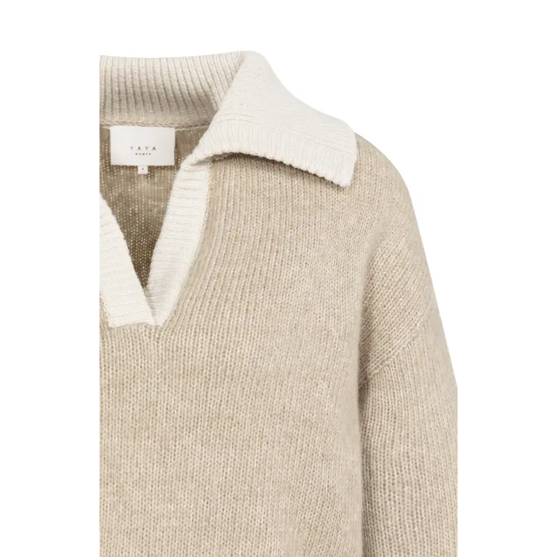 01-000547-601_513061_3 Yaya Sweater 01-000547-601 513061 Beige