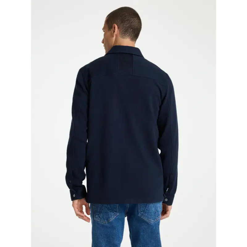 611200443 Chasin Overshirt Axel 61120044 e63 Navy