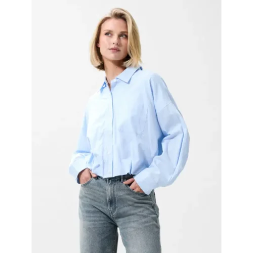 Catwalk Junkie Blouse 2502013600 900 Chambray Blue