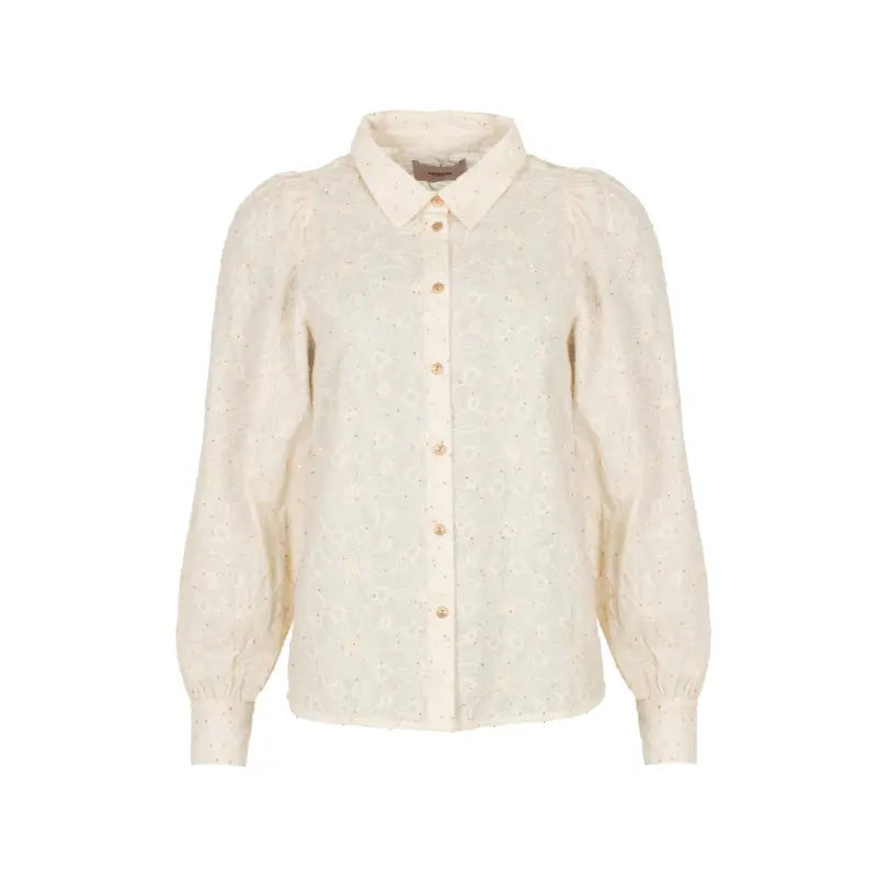 Freebird-Ico_summer-2026_2156_Benda-Wv-Flower-Tape-Sequins-26-1 Freebird Blouse Benda 2156 Off-White