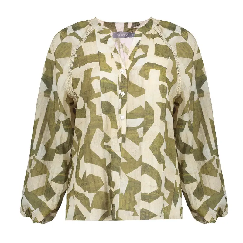 Geisha-Fashi_summer-2026_718_63241-20_2 Geisha Top 63241-20 718 Ecru/Olive