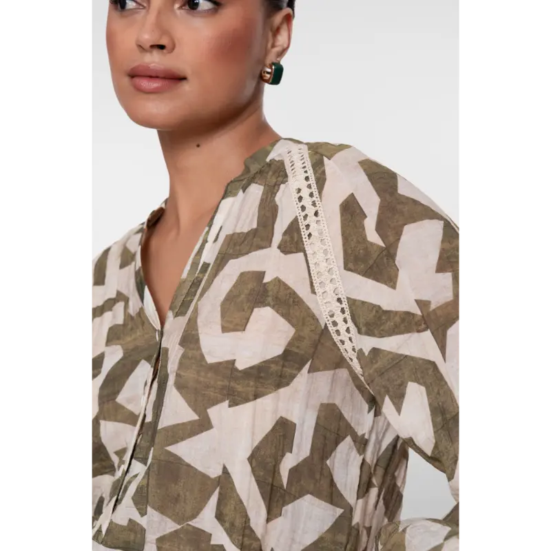 Geisha-Fashi_summer-2026_718_63241-20_6 Geisha Top 63241-20 718 Ecru/Olive