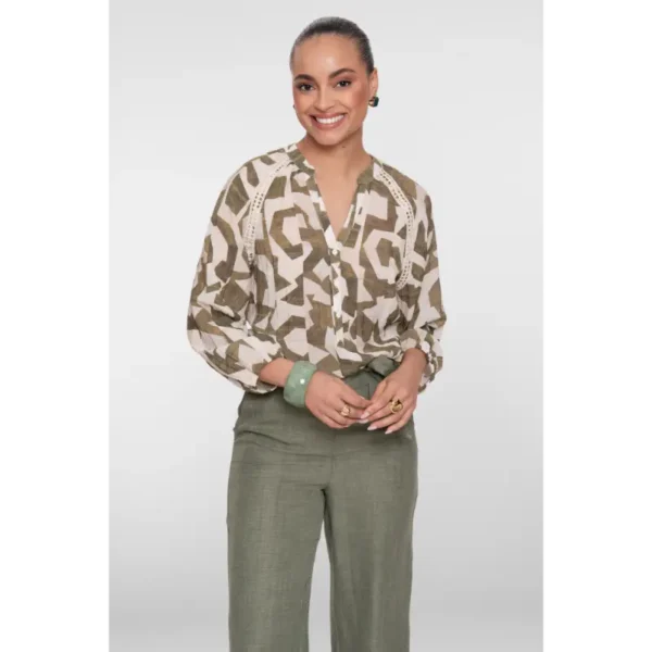 Geisha-Fashi_summer-2026_718_63241-20_8 Geisha Top 63241-20 718 Ecru/Olive