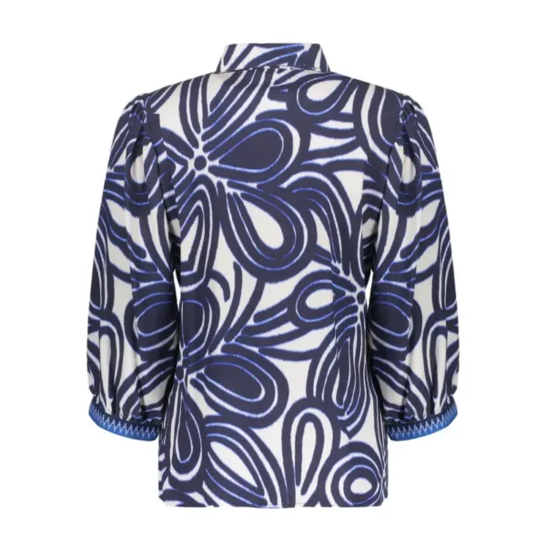 Geisha-Fashi_summer-2026_718_63250-20_4 Geisha Blouse 63250-20 718 Donker blauw