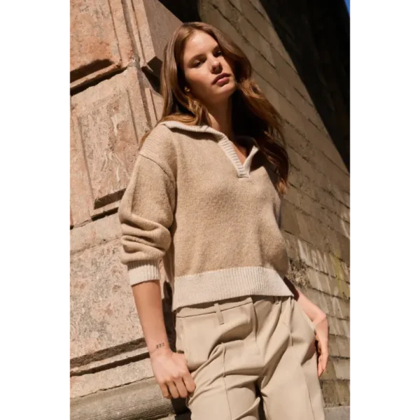 L_26S_01-000547-601_513061-023-73995 Yaya Sweater 01-000547-601 513061 Beige