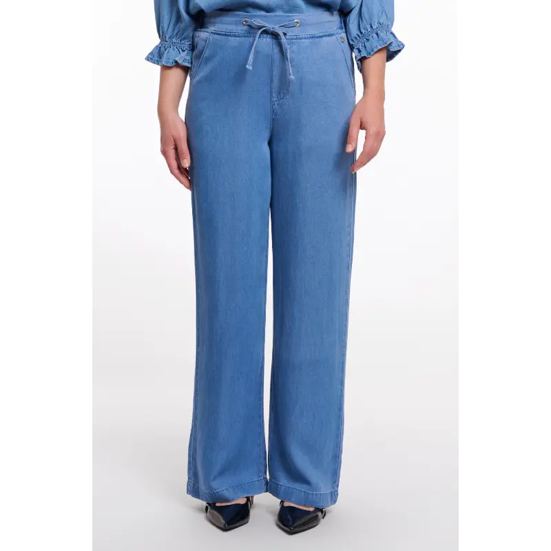 Rino&Pelle_SS26_11024_AnetteRegular.7002621 Rino & Pelle Broek Anette 7002621 11024 Washed Blue