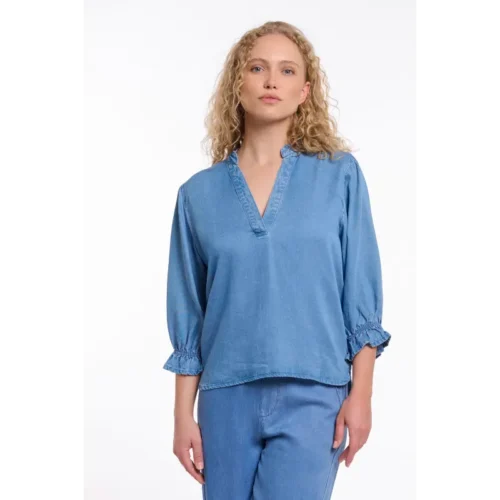 Rino & Pelle Top Kamar 7002621 11024 Washed Blue
