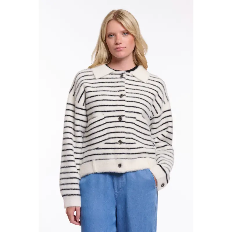 Rino&Pelle_SS26_11041_Bubbly.5012621 Rino & Pelle Jasje Bubbly 5012621 11041 Black White