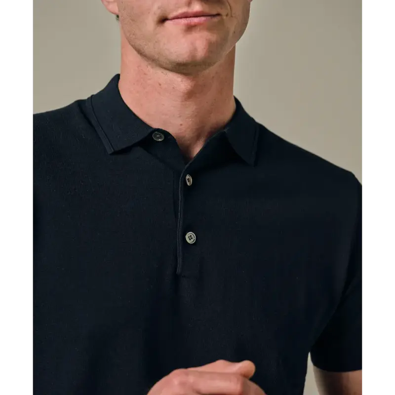 pp2d00001a-3 Profuomo Luxury Basic Polo PP2D00001a Navy