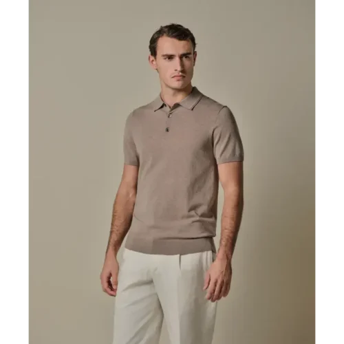Profuomo Luxury Basic Polo PP2D00001c Beige