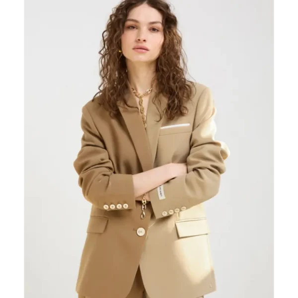 suus-hoodie_khaki-light-camel_jv-2512-0305-602_spring-26-drop-0_add_403 Josh V Blazer Suus JV-2512-0305 602 Khaki/Light Beige