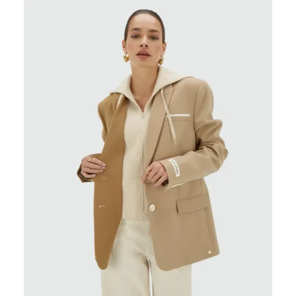 suus-hoodie_khaki-light-camel_jv-2512-0305-602_spring-26-drop-0_bm_112 Josh V Blazer Suus JV-2512-0305 602 Khaki/Light Beige