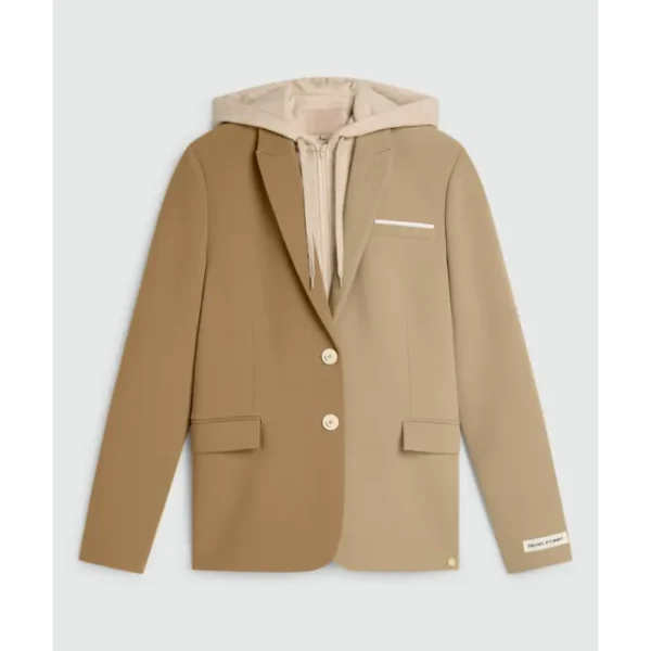 suus-hoodie_khaki-light-camel_jv-2512-0305-602_spring-26-drop-0_still_201 Josh V Blazer Suus JV-2512-0305 602 Khaki/Light Beige