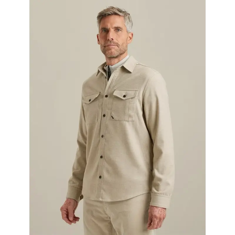vsi2510255 Off White1 Vanguard Overshirt VSI2510255 7074 Silver Lining