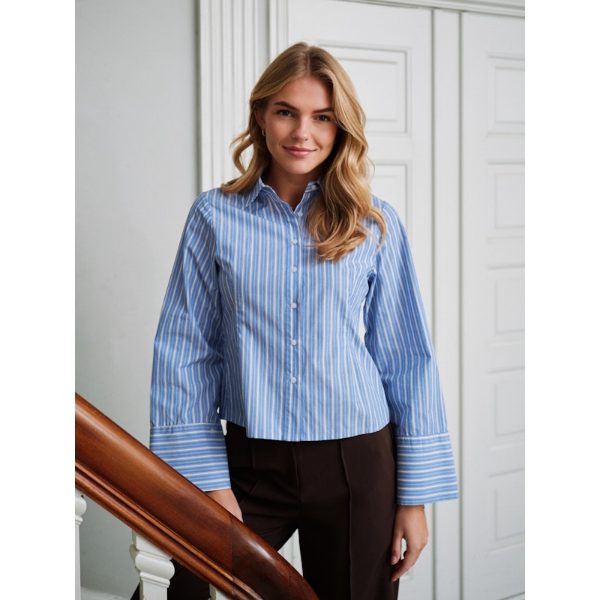 163139_140_6 Neo Noir Blouse 163139 Rosa Blue