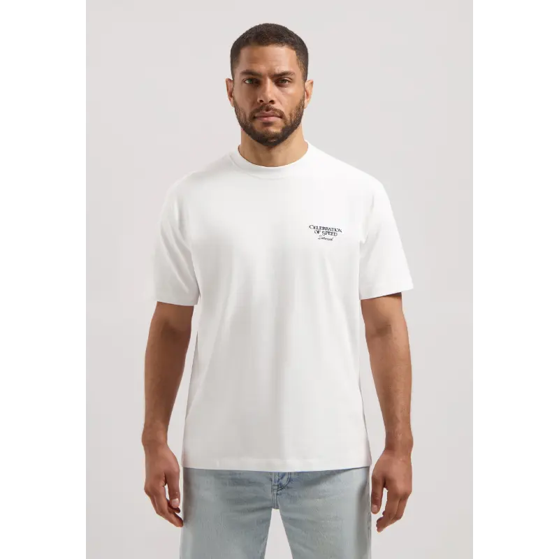 203512 White2 Dstrezzed T-Shirt Collin 203512 100 White
