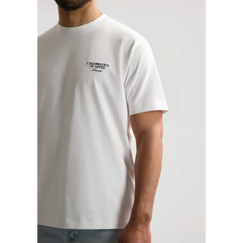 203512 White4 Dstrezzed T-Shirt Collin 203512 100 White