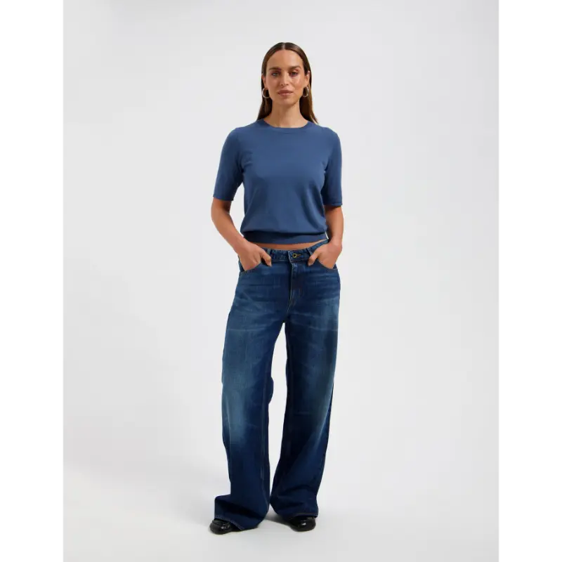 2401241 Avec Elan T-Shirt Babs 240124 70003 Blue Bering Sea