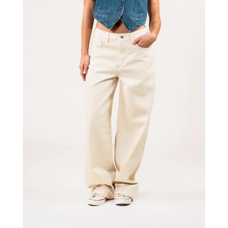 25105208 lucy loose off-white 463 ecru03 Kuyichi Jeans Lucy Loose 25105208 463 Ecru