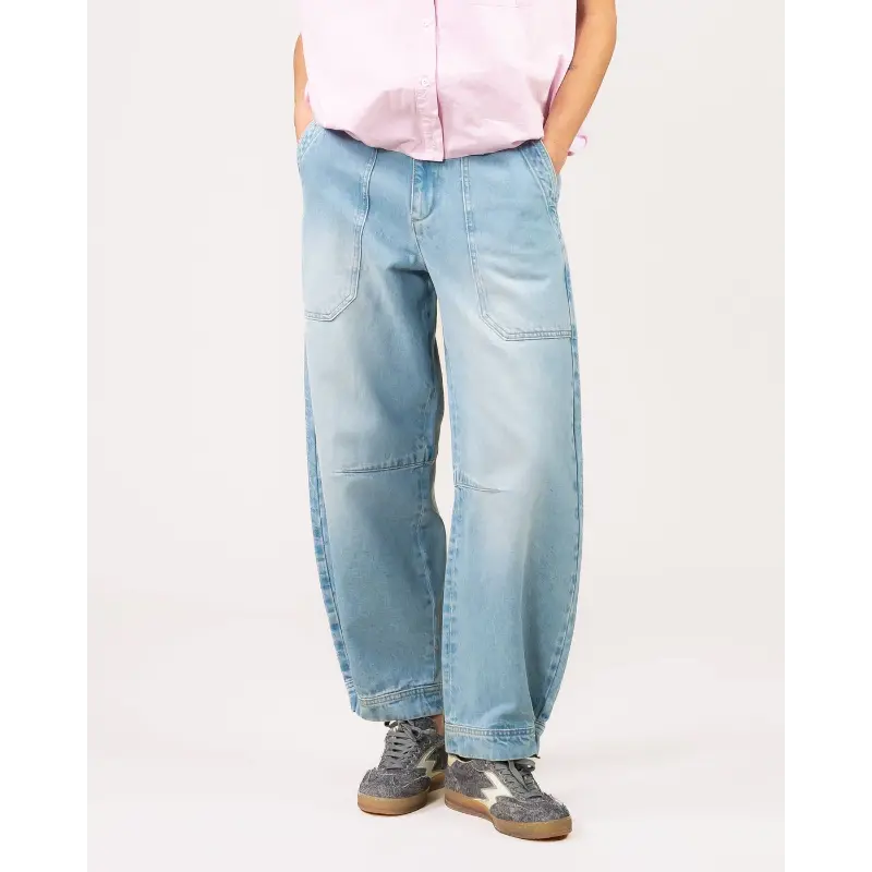26105216 jane blauw 251 light blue3 Kuyichi Jeans Jane Barrel 26105216 251 Light Blue