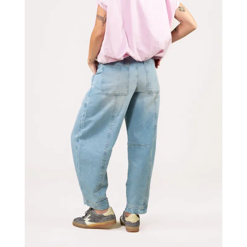26105216 jane blauw 251 light blue4 Kuyichi Jeans Jane Barrel 26105216 251 Light Blue