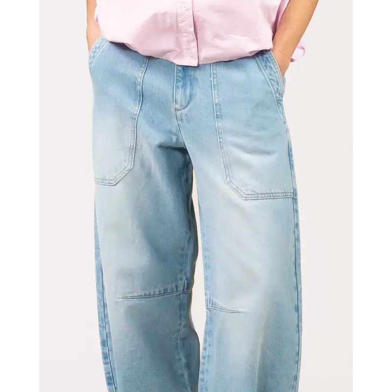 26105216 jane blauw 251 light blue5 Kuyichi Jeans Jane Barrel 26105216 251 Light Blue
