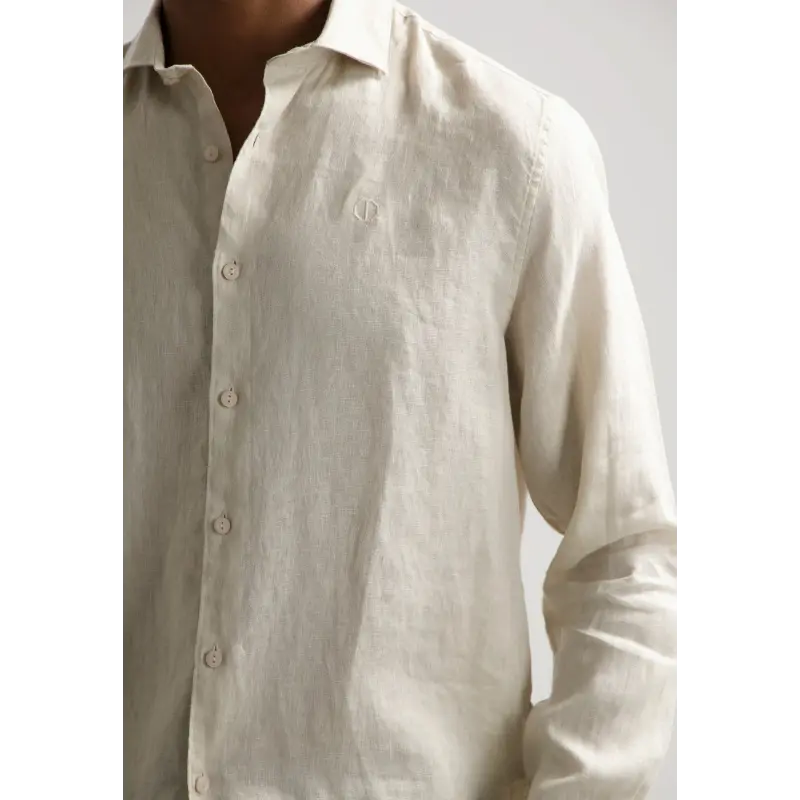 303710 Sand Melange6 Dstrezzed Overhemd Jagger 303710 253 Sand Melange