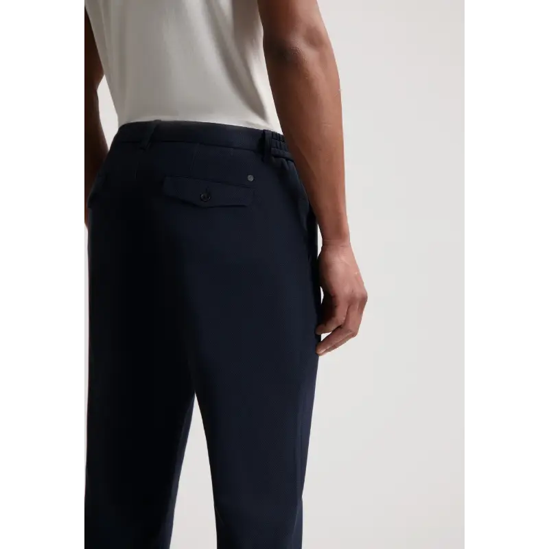 501850 Dark Navy4 Dstrezzed Broek Lancaster 501850 649 Dark Navy