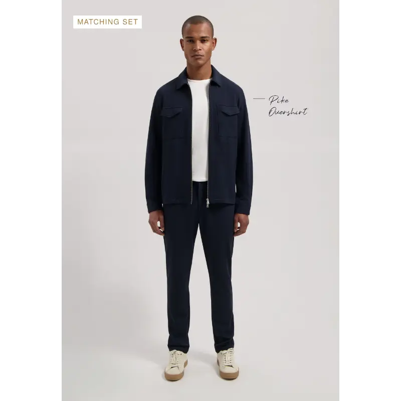 501850 Dark Navy5 Dstrezzed Broek Lancaster 501850 649 Dark Navy