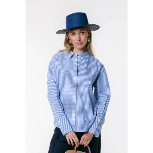 Colourful Rebel Blouse Talia WB117601 103 White/Blue