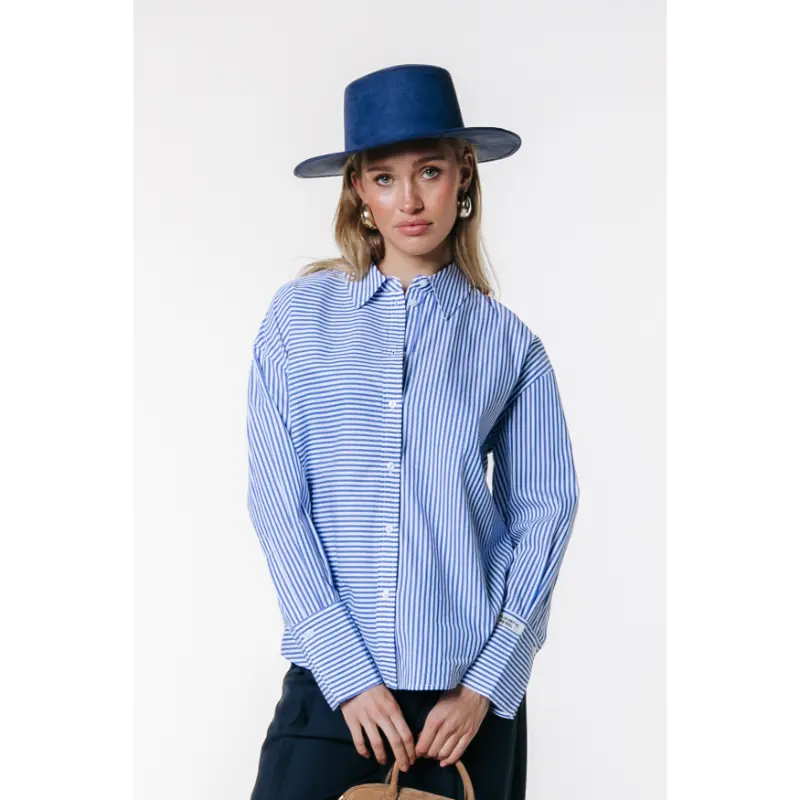 Colourful-Re_SpringSummer-2026_103_WB117601_2 Colourful Rebel Blouse Talia WB117601 103 White/Blue