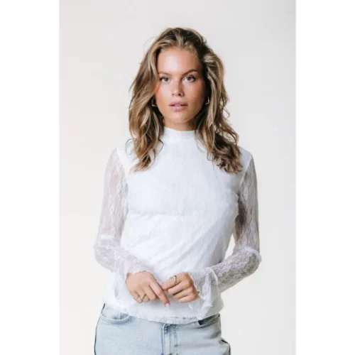 Colourful Rebel T-Shirt Nena WT217577 112 Off-White