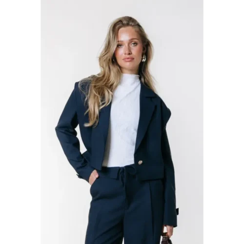 Colourful-Re_SpringSummer-2026_507_WJ117513 Colourful Rebel Blazer Beau WJ117513 507 Deep Blue